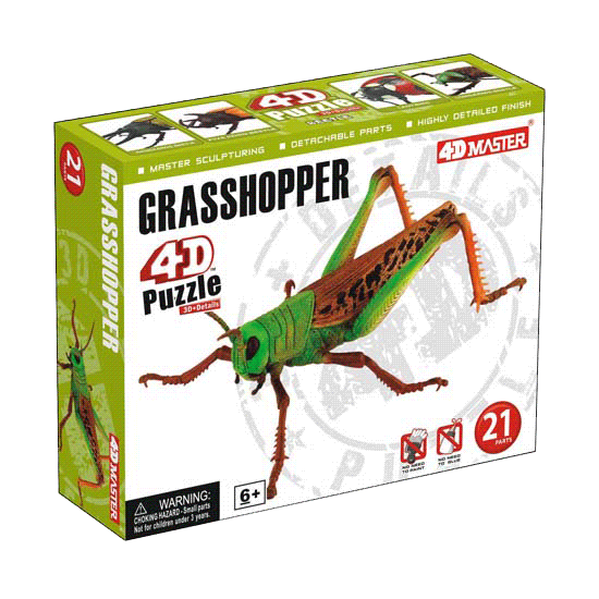 4D Grasshopper Puzzle