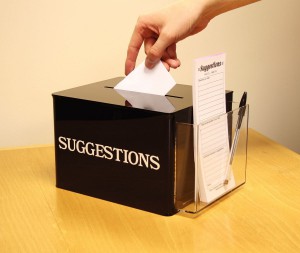 Suggestion box