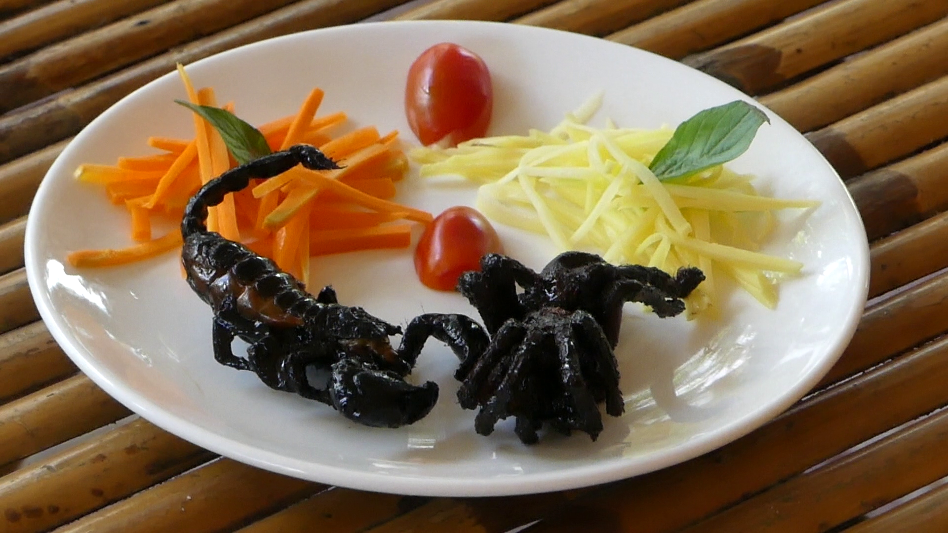 Cambodia - spider and scorpion
