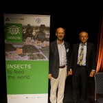 A sinistra il Prof. Arnold van Huis (Wageningen University), a destra Paul Vantomme (FAO)