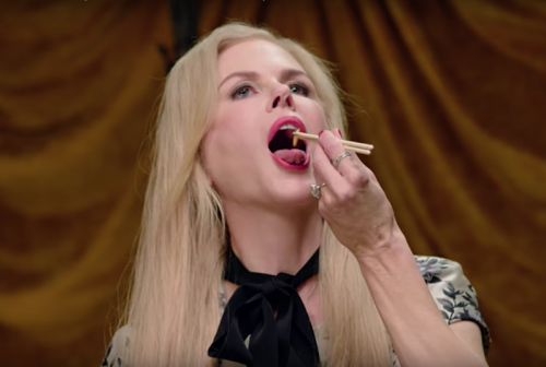 Nicole Kidman eats insects